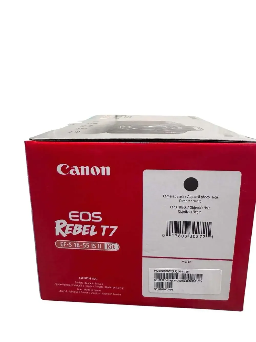Canon EOS Rebel T7 EF-S 18-55mm IS II Kit